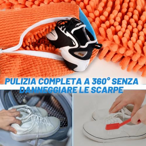 Thumbnail 3 de WUFANC Sacchetto Scarpe Lavatrice 2 Pezzi: protezione e pulizia efficace per sneakers e scarpe sportive