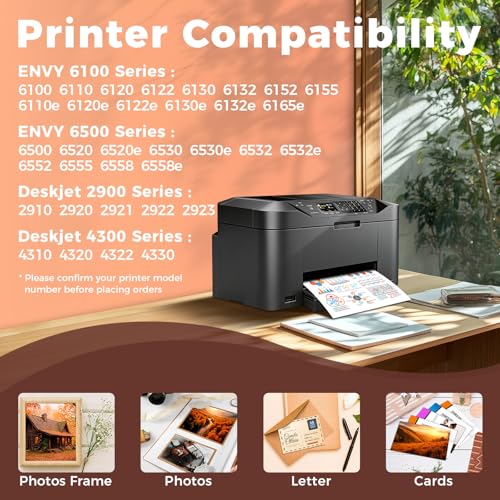 Detalle 2 de Miss Deer 308 XL Druckerpatronen – HP 308/308E, 2er Pack, kompatibel mit HP Envy Serien