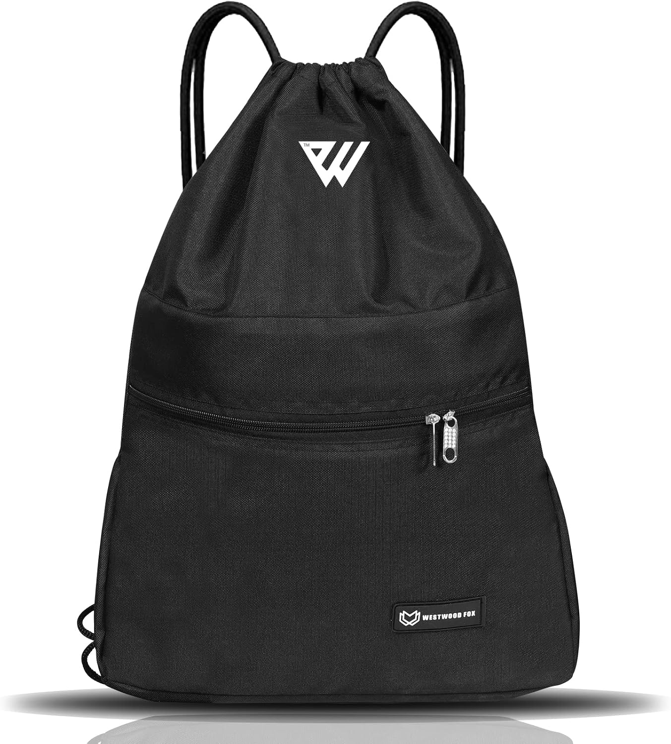 Detalle de WESTWOOD FOX WFX gympapåse i nylon-polyester med fickor, svart