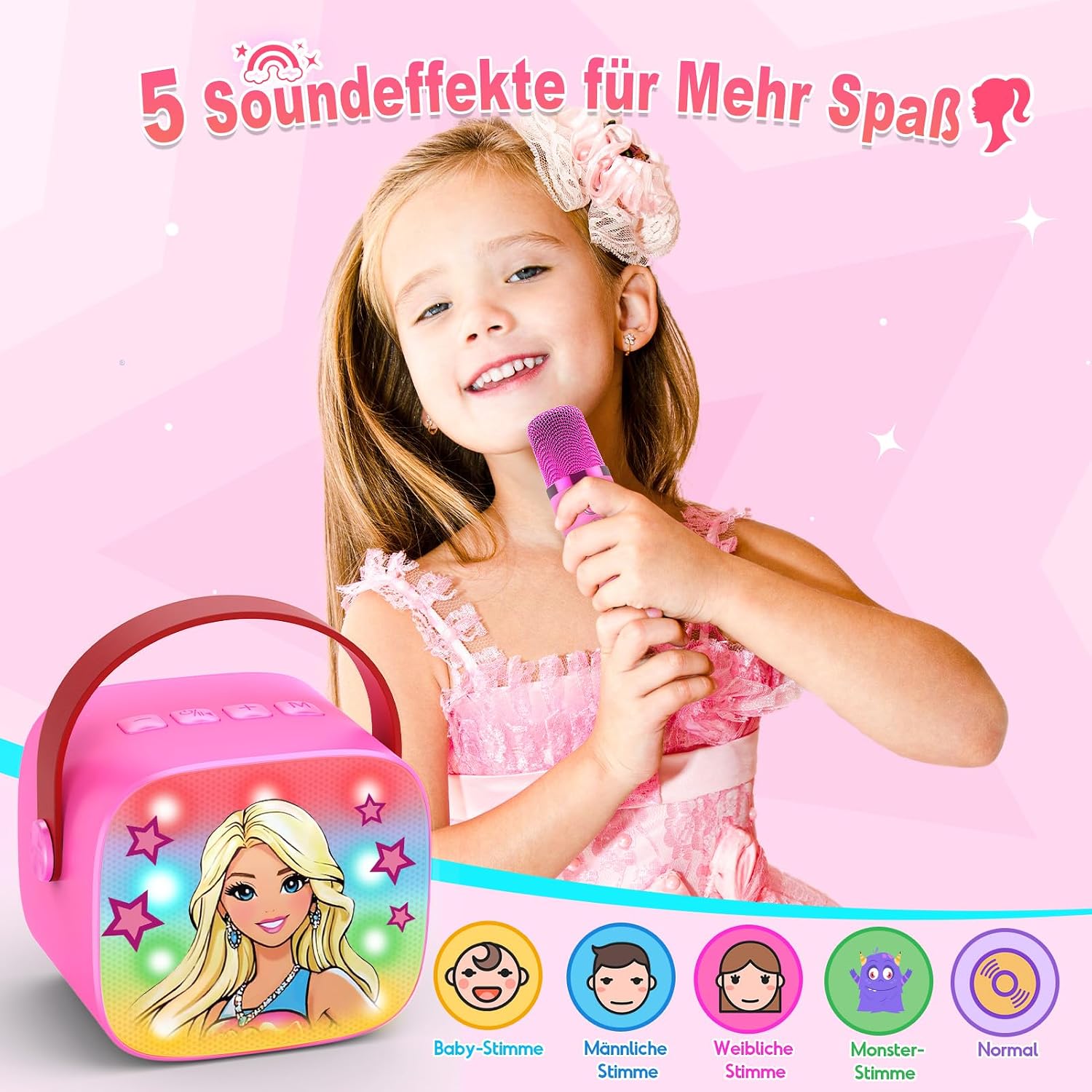 Thumbnail 3 de Dislocati Karaoke Maschine Mädchen 3–12 Jahre