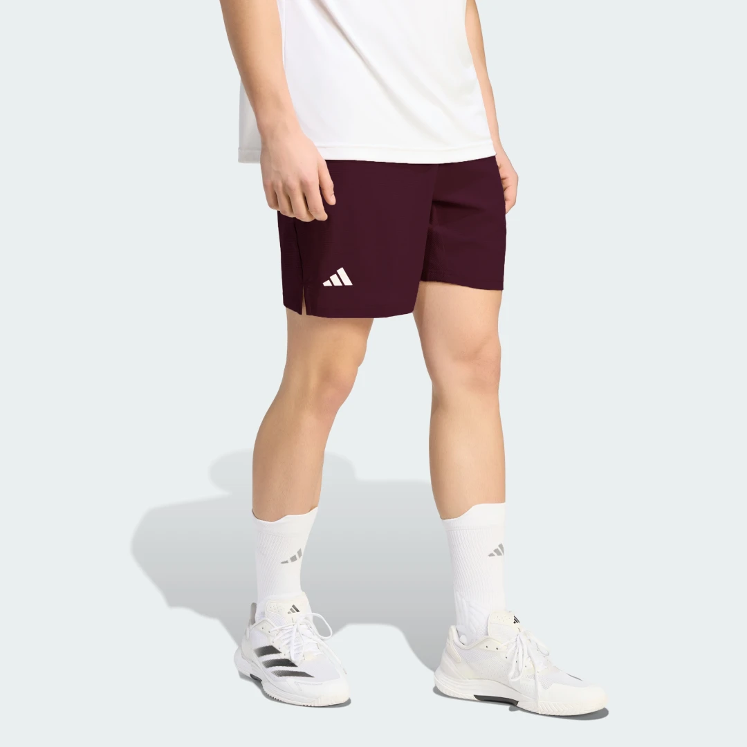 Detalle de Pantalón corto de tenis Climacool Ergo de Adidas - Burgundy