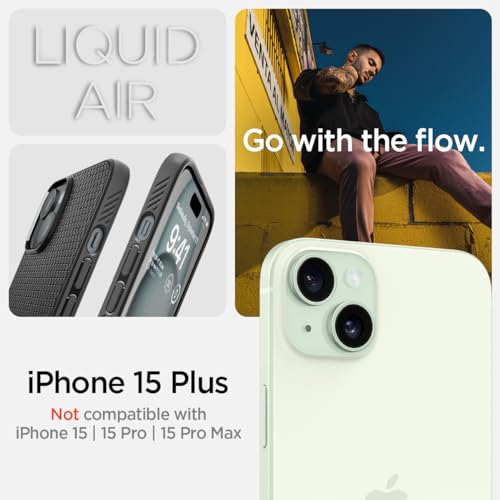 Detalle 2 de Spigen coque iPhone 15 Plus Liquid Air 6,7 pouces ⚙