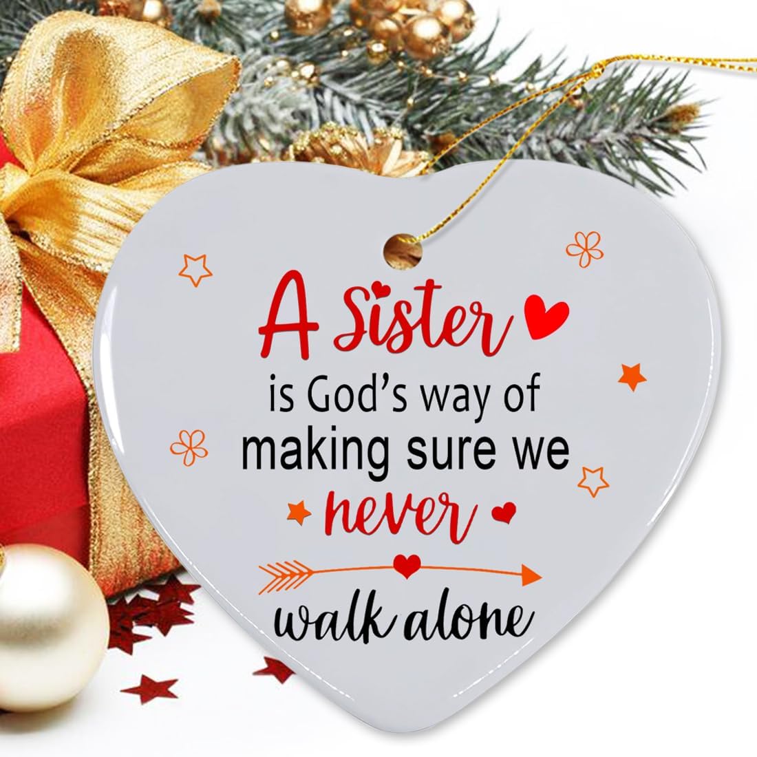 Thumbnail 5 de Sister Christmas Ornament 2025 for Sisters