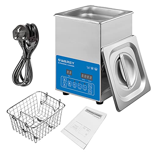 Thumbnail 8 de SWAREY 2.5L Ultrasonic Cleaner with Degas, Timer and Heater — Professional Cleaning for Jewellery, Glasses, Watches and More