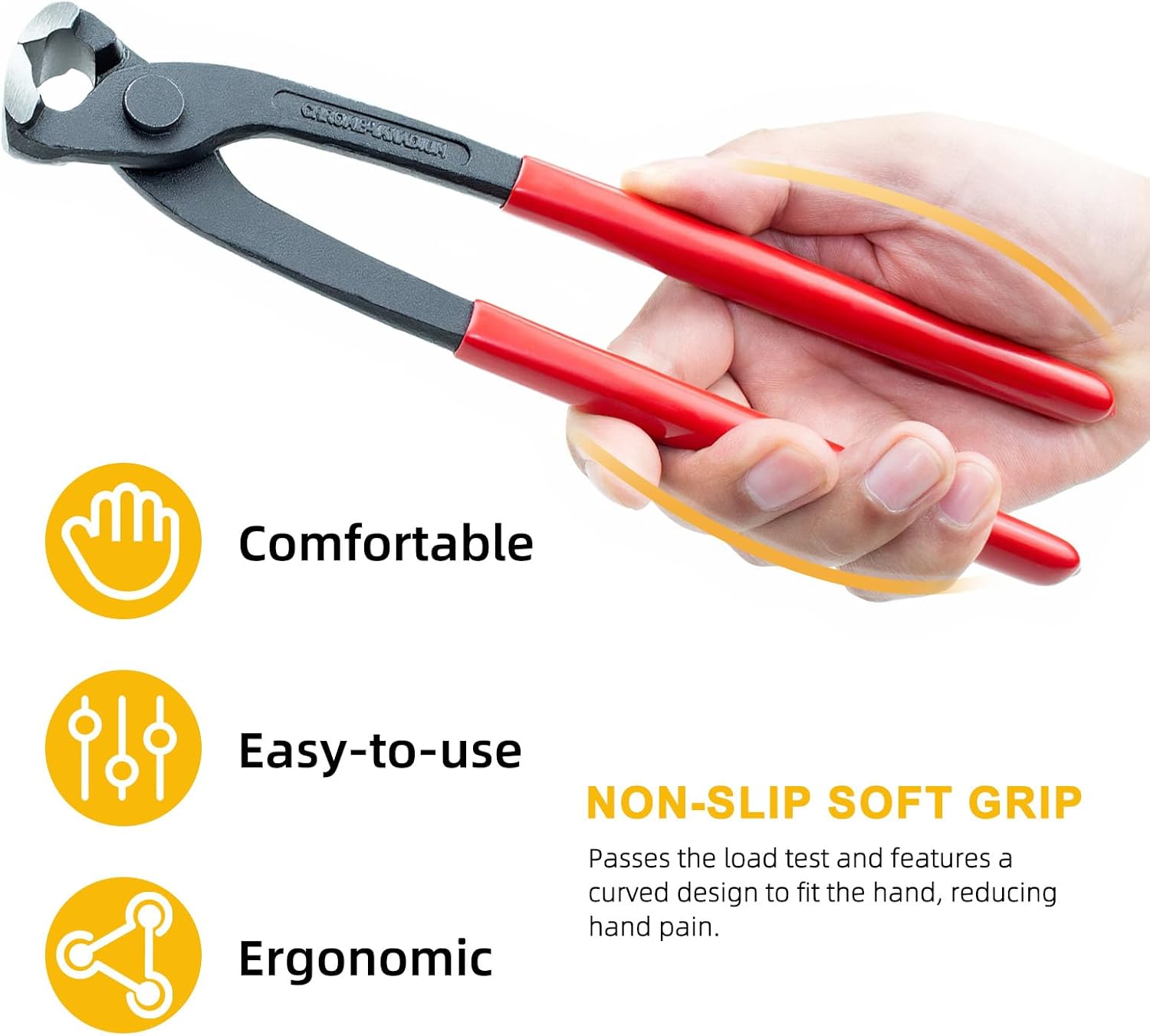 Thumbnail 5 de MotBats 10-Inch Ear Clamp Pliers with Non-Slip Grip and 10 Stainless Steel Crimps