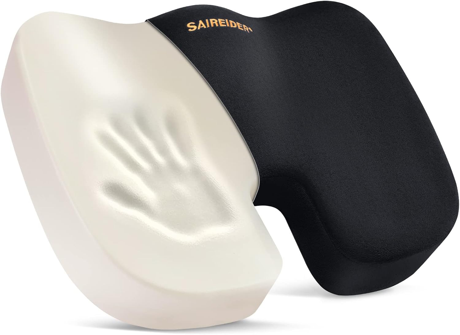 Detalle de SAIREIDER SC-B0402 Memory Foam Coccyx Seat Cushion with Removable Cover