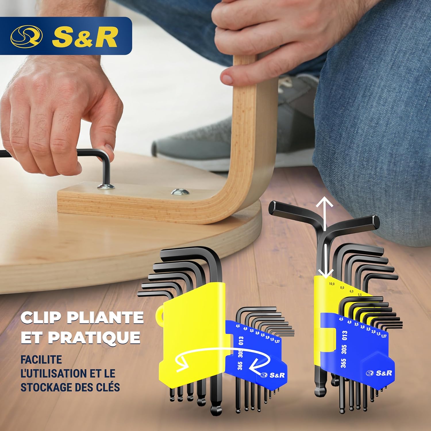 Thumbnail 5 de S&R 13 Clés Allen courtes vélo 🛠