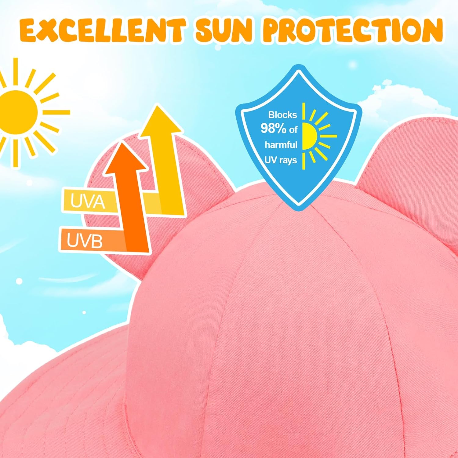 Thumbnail 4 de DRESHOW Baby Sun Hat UPF 50+ 50 cm