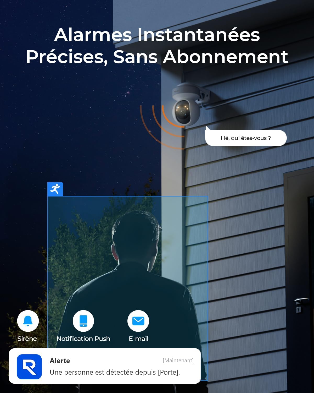 Detalle 2 de Reolink RLK8-800PT4: Système PoE 4K avec Pan‑Tilt 355° & Tracking automatique (4 caméras + NVR 8 canaux)
