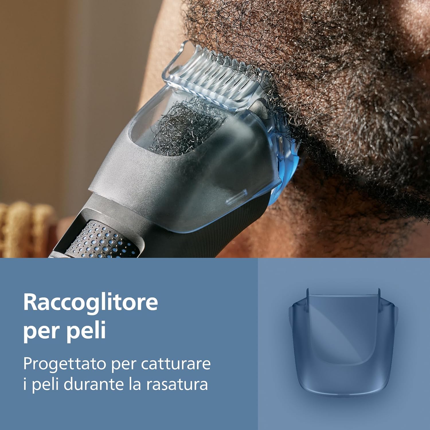 Thumbnail 4 de Regolabarba Philips Serie 5000 BT5785/30: taglio preciso e comodità a portata di mano