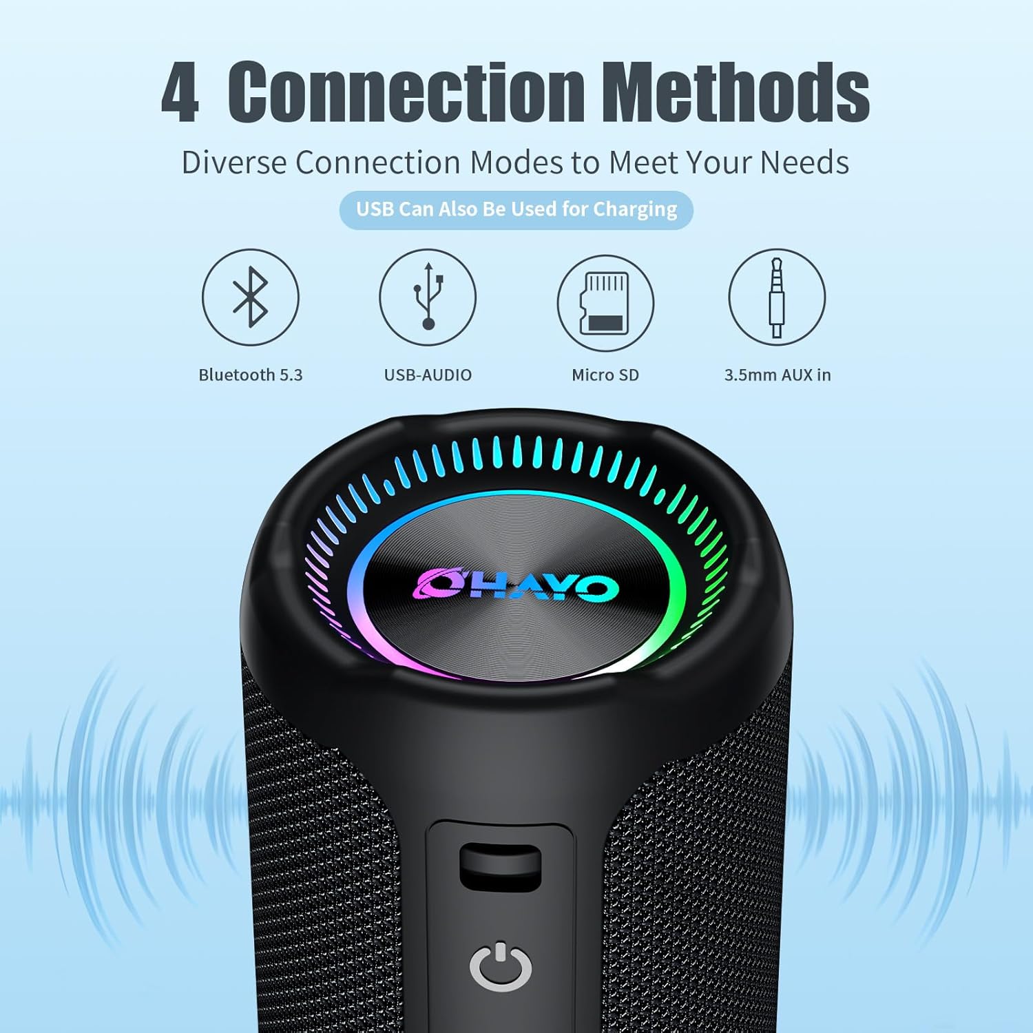 Thumbnail 5 de OHAYO Bluetooth Speaker 25W, 24H playtime 🔊