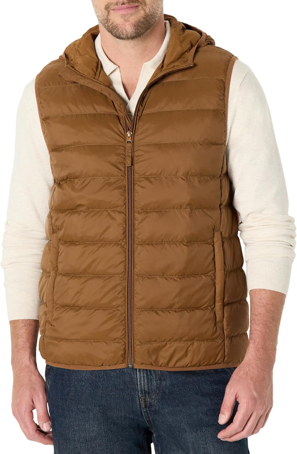 Thumbnail 5 de Amazon Essentials men’s regular-fit lightweight water-resistant hooded gilet