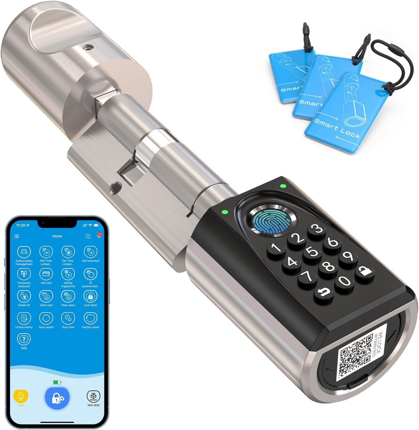 Detalle de WELOCK ToucA51 PRO Fingerabdruck Türschloss