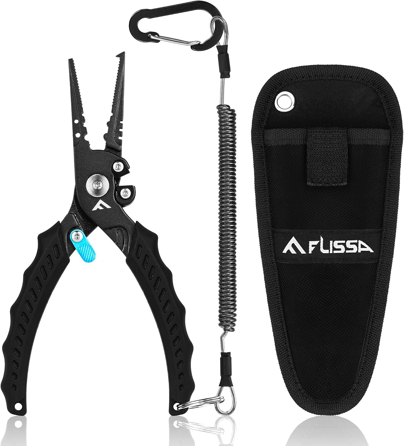 Detalle de FLISSA multifunctionele vistang van 19 cm met TPR-handgreep en veiligheidsslot
