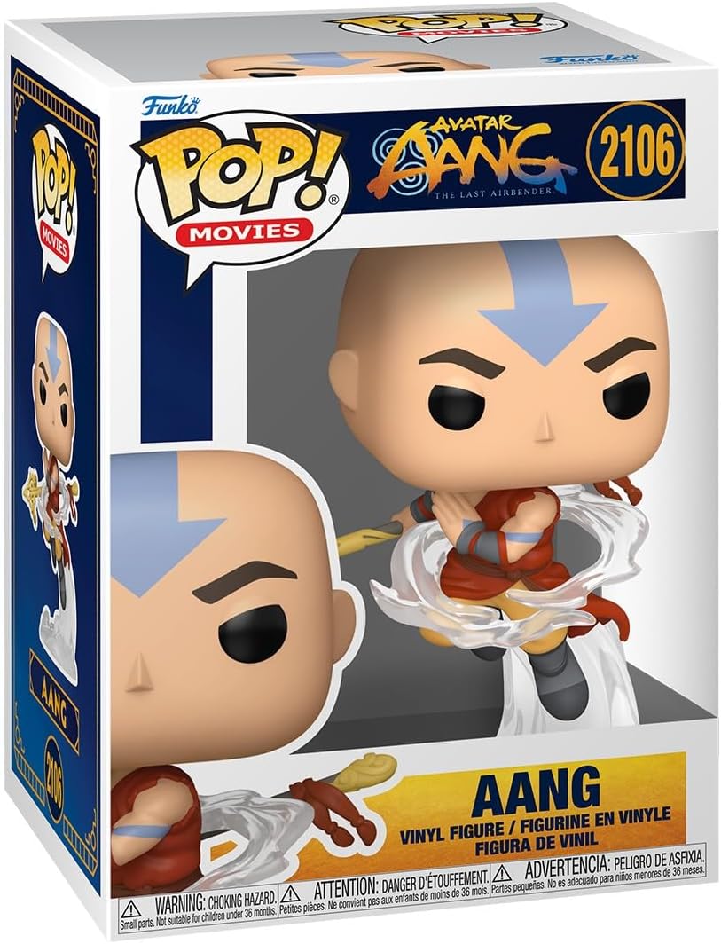 Detalle de Funko Pop! Movies 90250 Aang Vinyl Figure, Multicolour Collectible