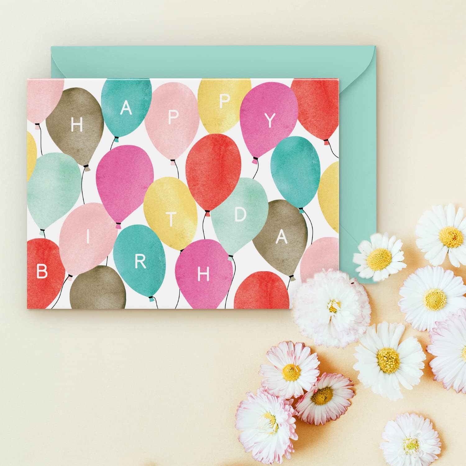 Thumbnail 4 de SWEETZER & ORANGE Watercolor 24pc birthday cards