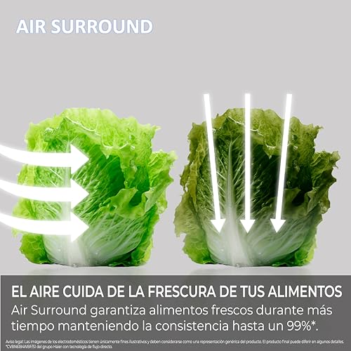 Thumbnail 10 de Haier 3D 60 HTR3620ENMG – Frigorífico Combi de 414 L con Direct Access y Fresh Zone 0°