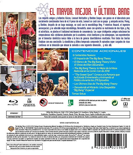 Detalle 2 de The Big Bang Theory: Temporada 12 Blu-ray (Warner Home Video)