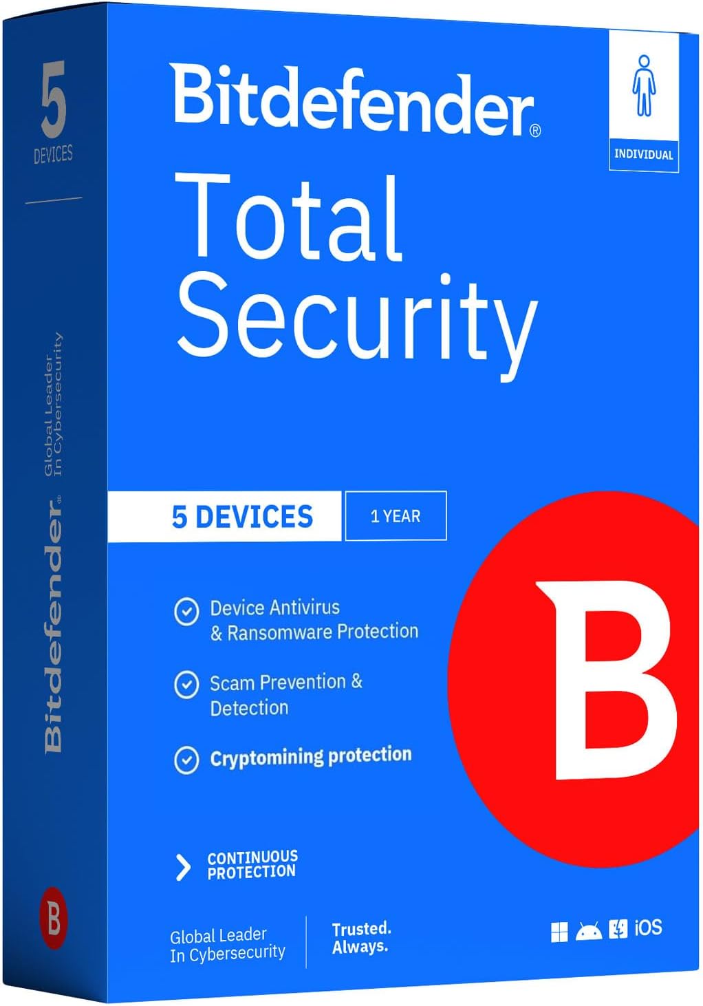 Detalle 2 de Bitdefender Total Security - 10 Devices, 2-Year Subscription (PC/Mac) with Email Activation