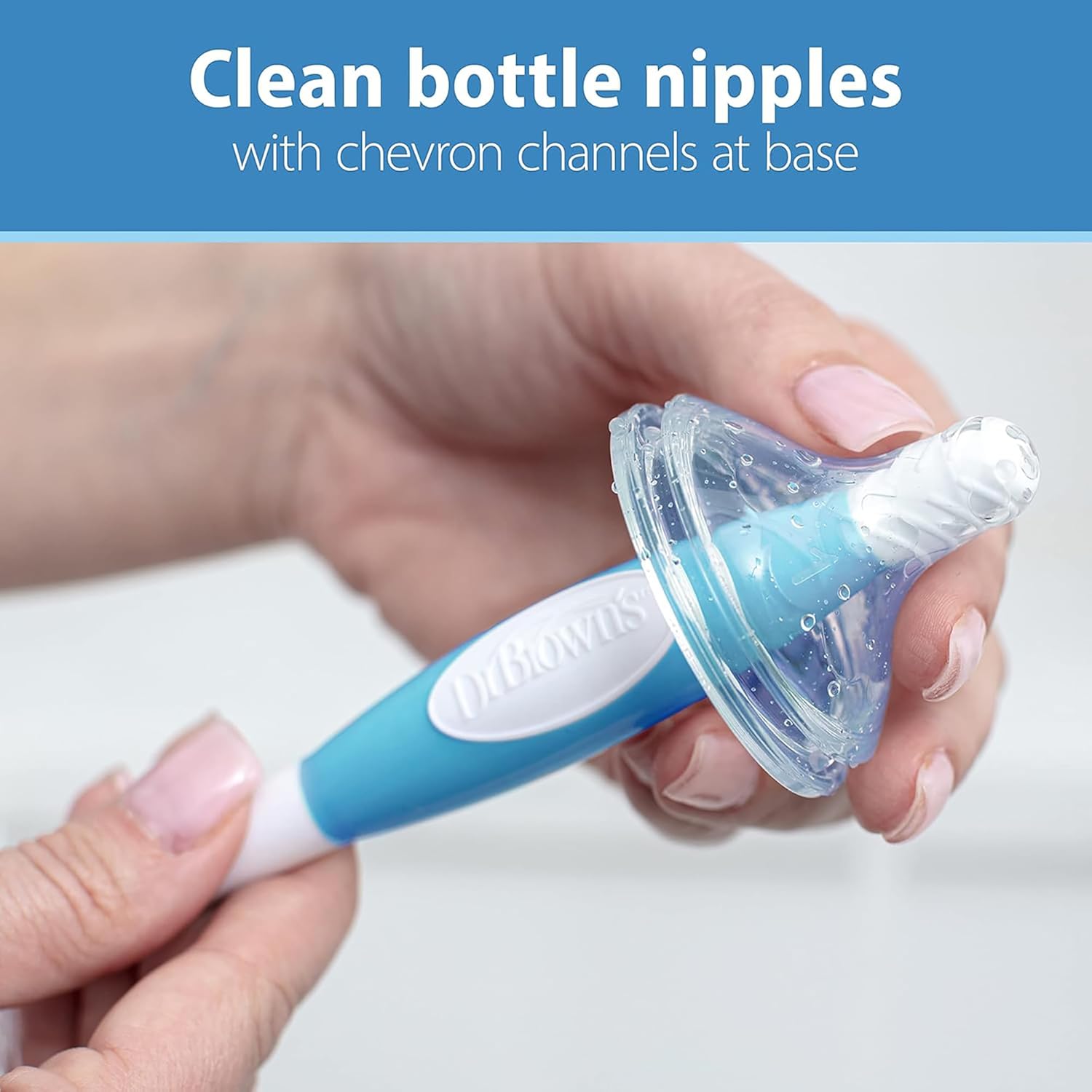 Thumbnail 1 de Dr. Brown's Reusable Sponge Bottle Brush 3-Pack