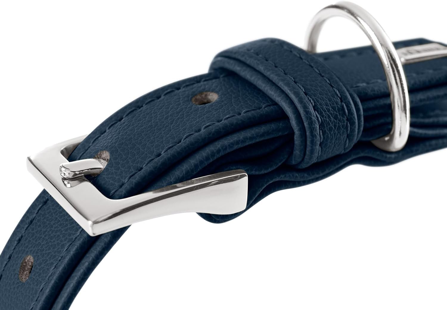 Thumbnail 3 de HUNTER Hundehalsband Amalfi (Größe 50) in Marineblau – veganer Kunstleder-Look, weich & pflegeleicht
