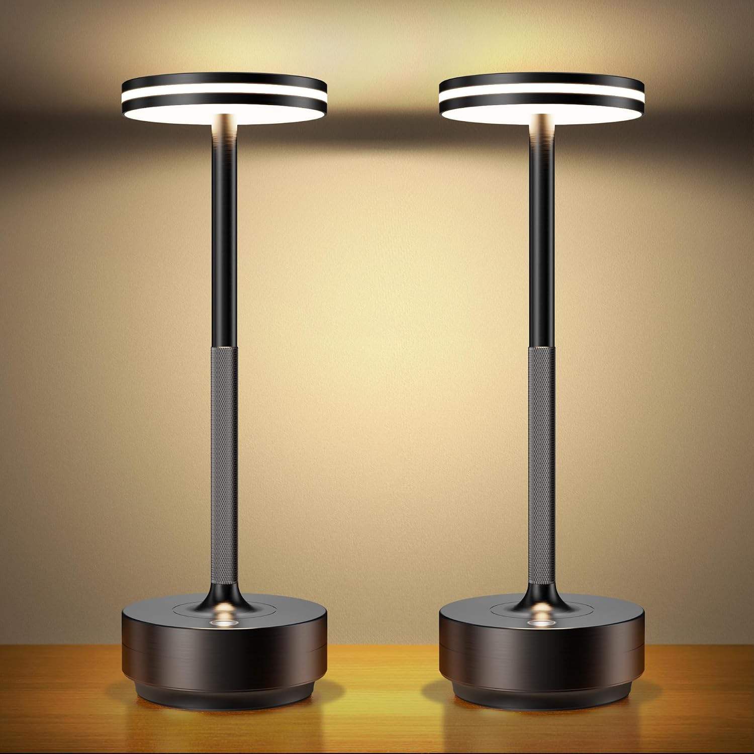 Detalle de Hapfish Lámpara de Mesa LED Recargable 2Pcs