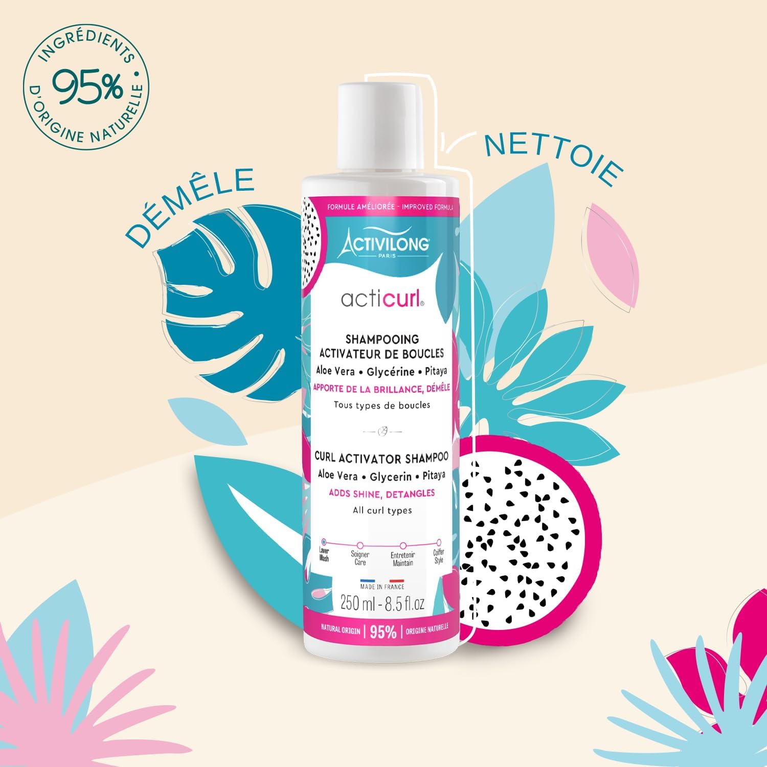 Detalle 2 de Activilong Acticurl shampooing activateur 250 ml