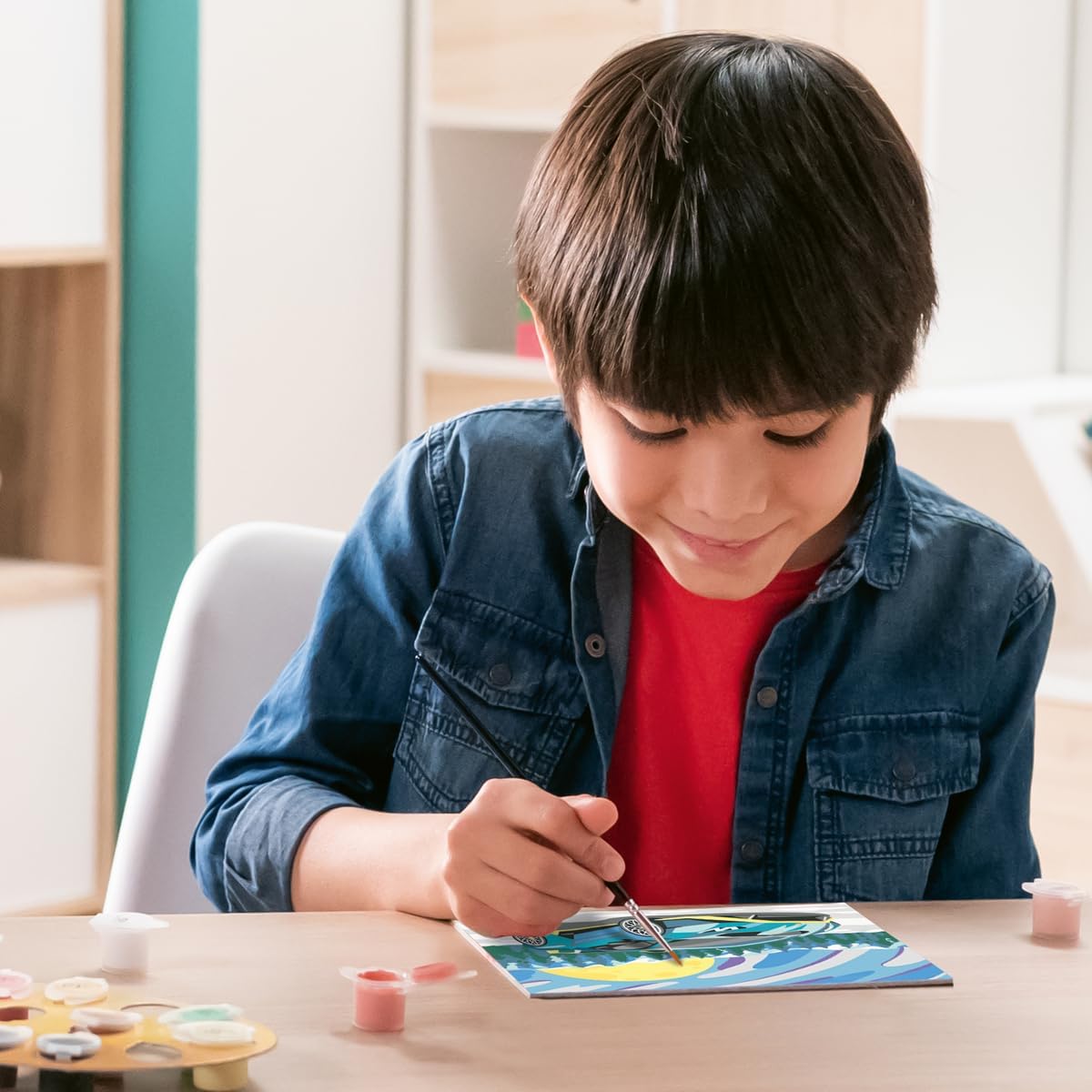 Detalle 1 de Ravensburger CreArt Kids, peinture par numéros 18x24