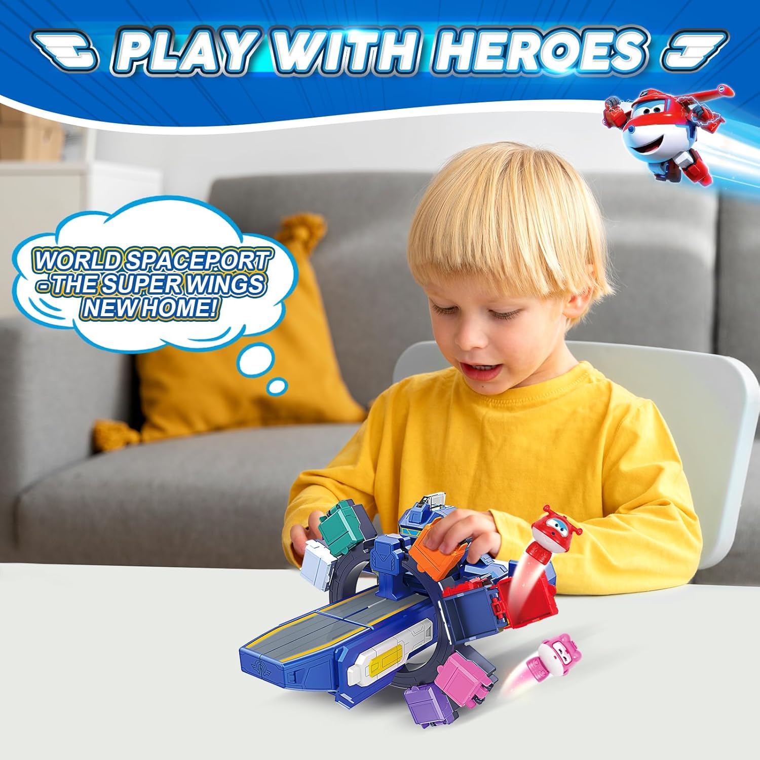 Thumbnail 3 de Super Wings 3 en 1 World Space Robot transformable