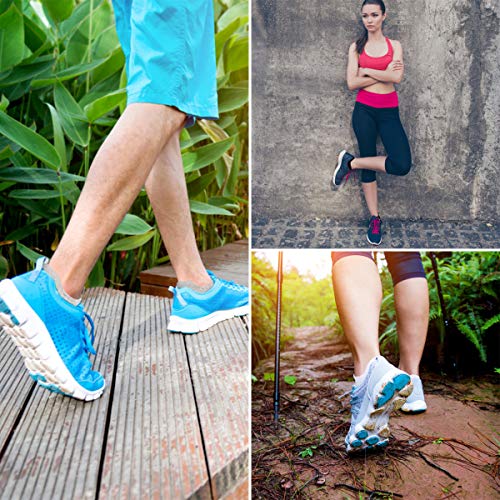 Thumbnail 6 de Coskefy Running Socks Thick Cushion Ankle – Anti‑Blister Cotton Trainer Socks (6 Pairs)