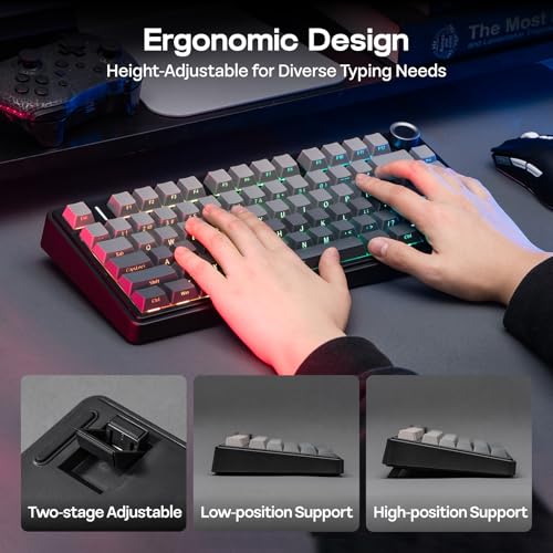 Thumbnail 6 de EPOMAKER x Aula F75 Teclado mecánico 75% con intercambio en caliente, 3 modos de conexión y acolchado de 5 capas
