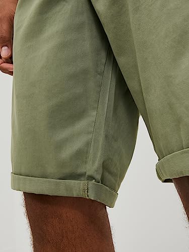 Thumbnail 5 de JACK & JONES Shorts chinos de corte regular para hombre en Deep Lichen Green (XS)