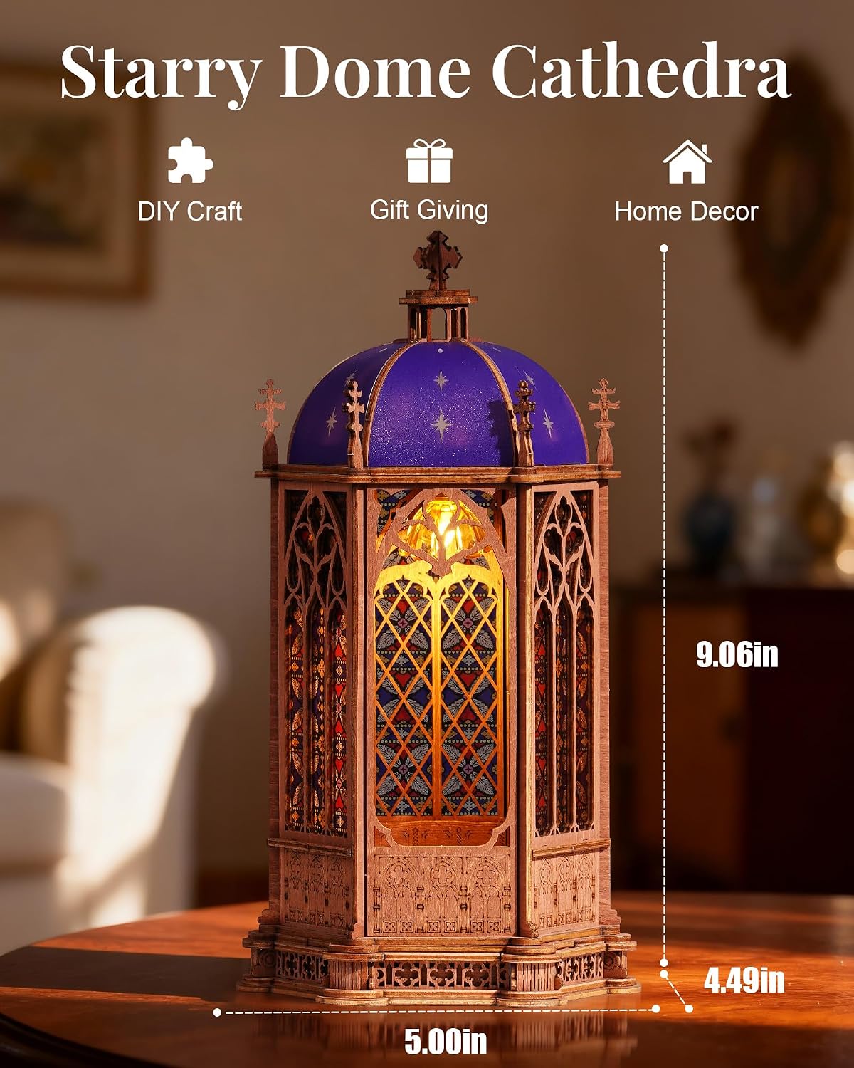 Detalle de Rowood wooden 3D puzzle Starry Dome