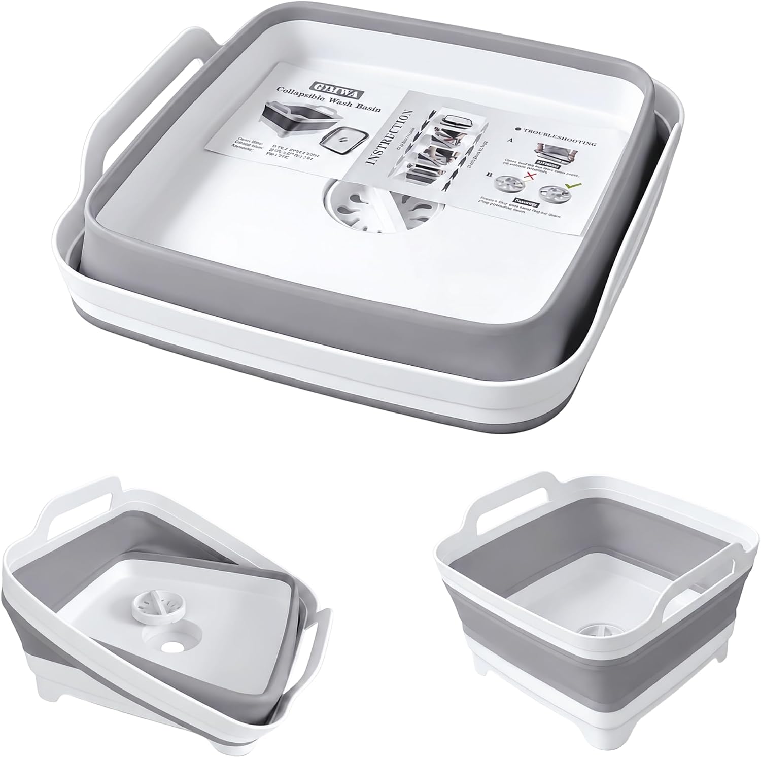 Thumbnail 6 de GIMWA Collapsible Wash Basin 2.4 Gallons