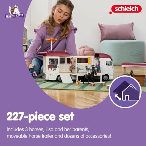 Thumbnail 4 de Schleich Horse Club 42619 — Set transporte 227 piezas 🐴