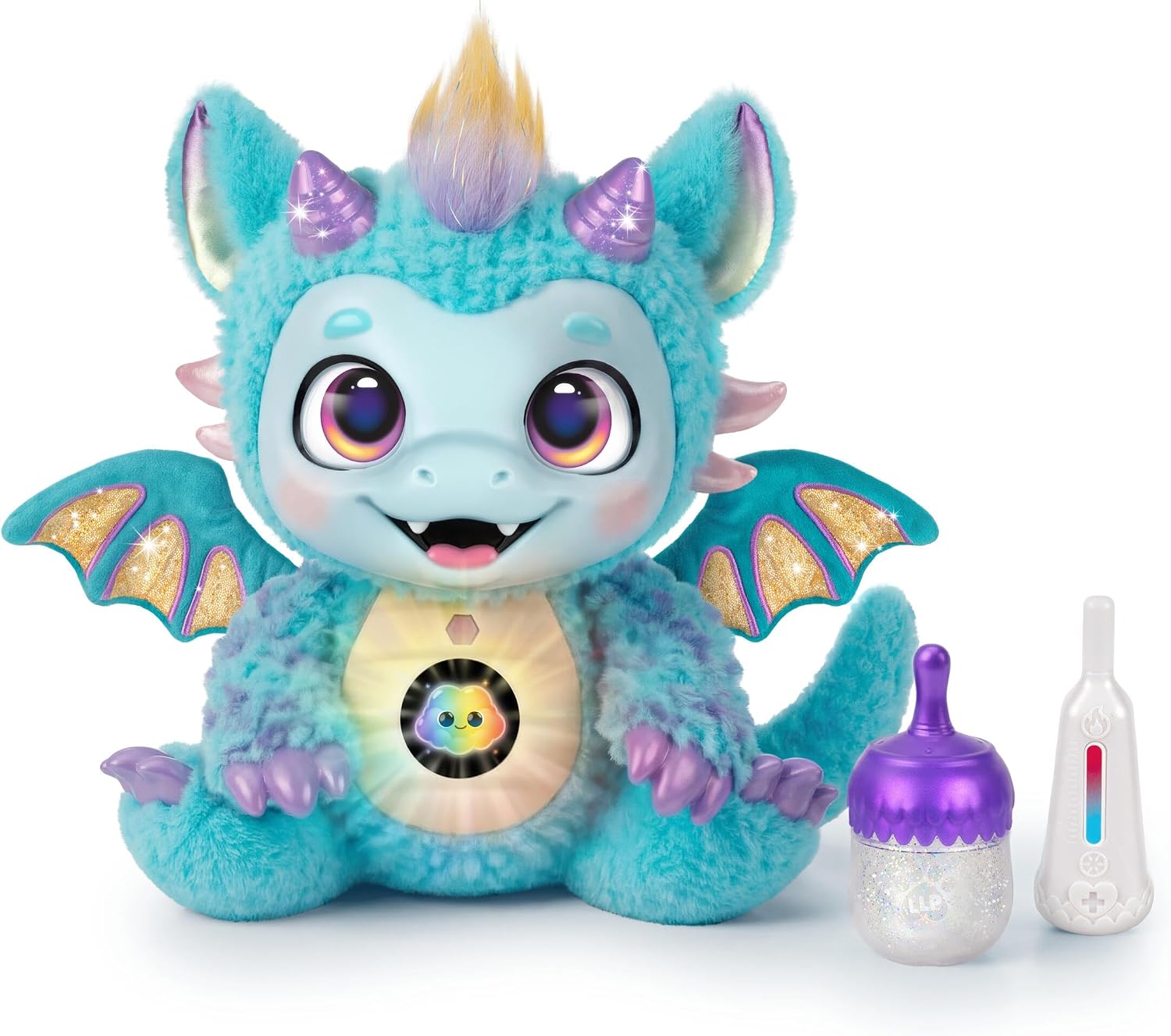 Detalle de Little Live Pets My Magical Dragon Skye Interactive Plush Toy with Digital Display