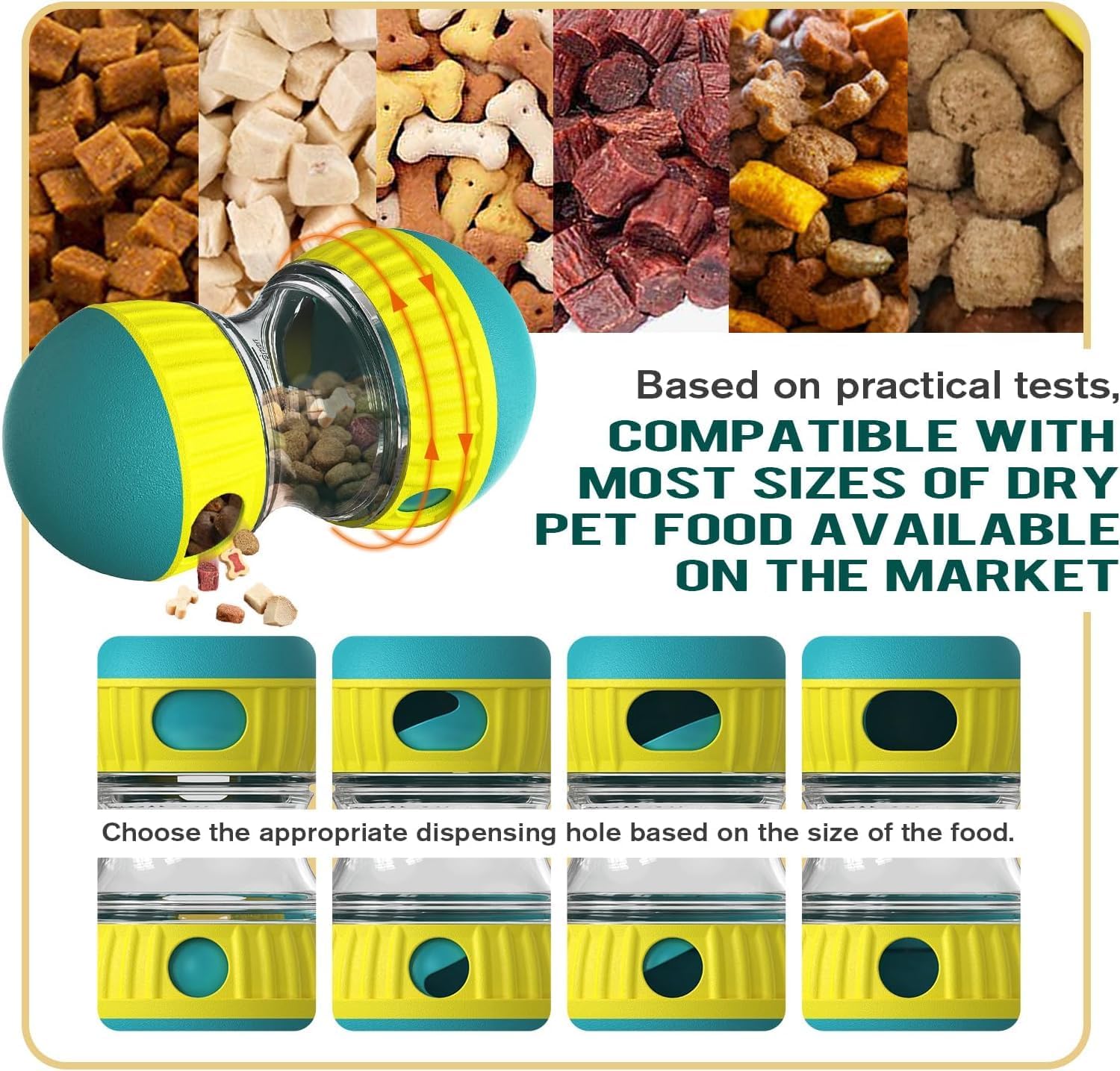 Detalle de Speedy Panther Interactive Treat Dispensing Ball for Dogs