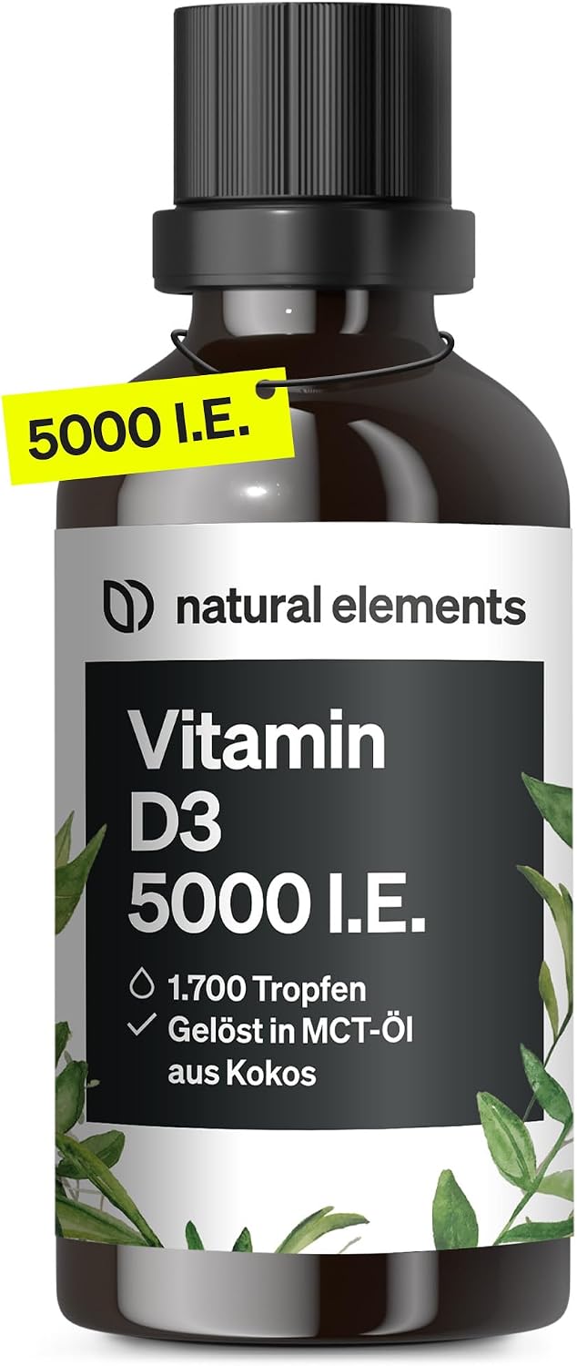 Detalle de natural elements Vitamin D3 5000 I.E. Tropfen 💊