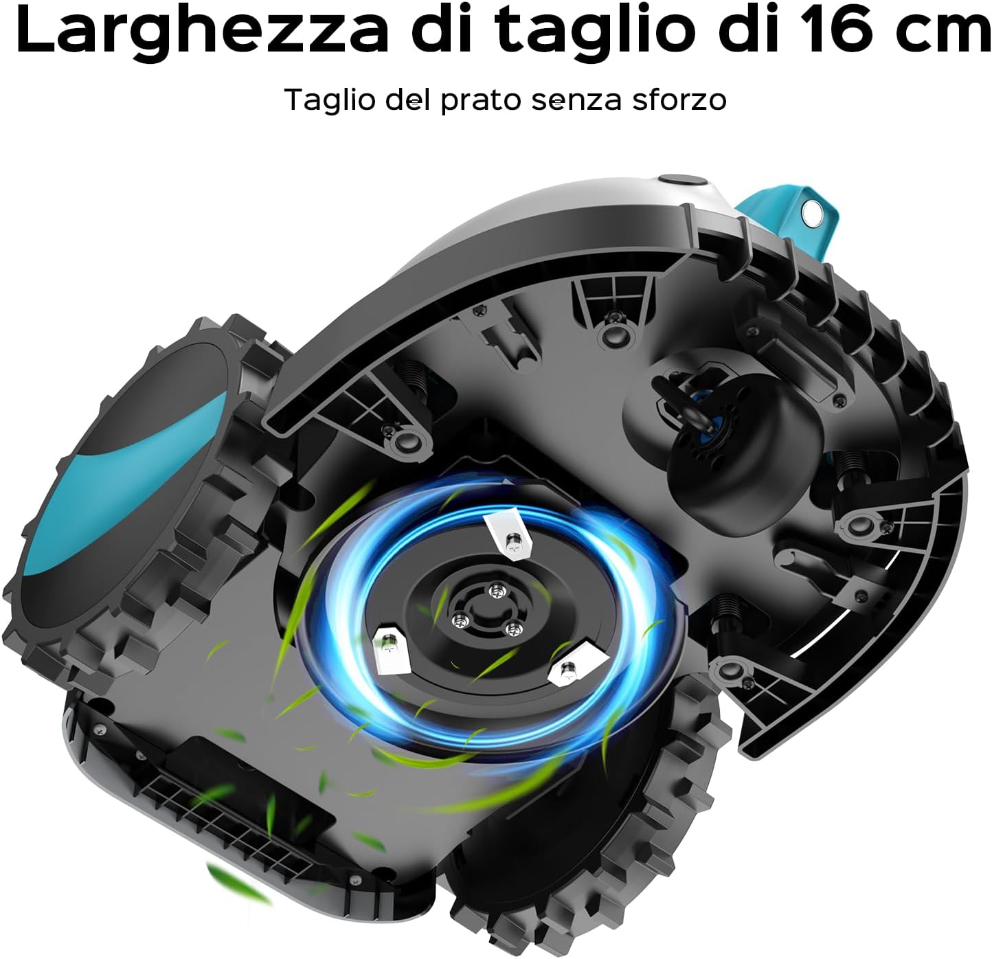 Thumbnail 5 de YARDCARE V100: Robot Tagliaerba Senza Fili con Navigazione Visiva per Giardini Piccoli
