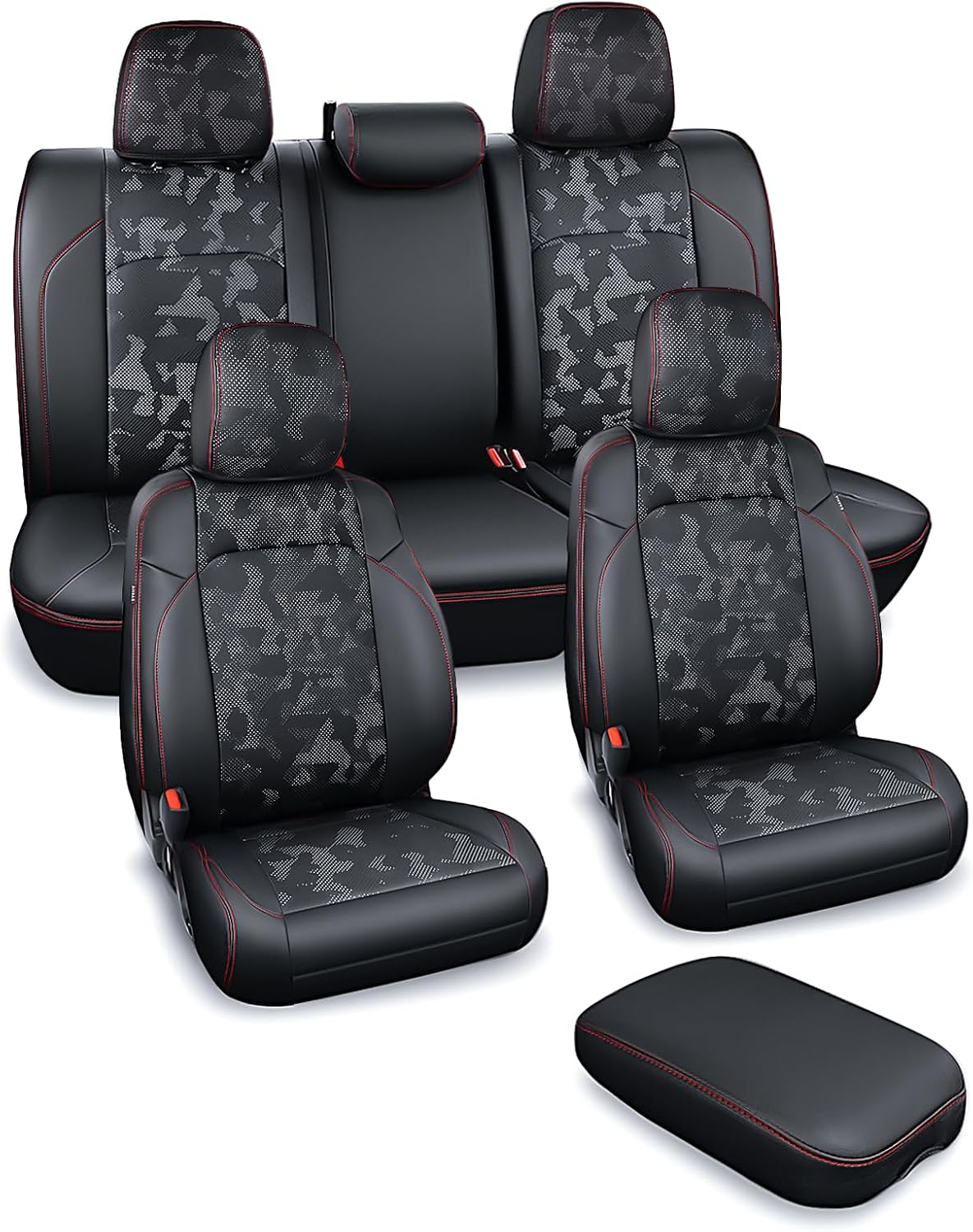 Thumbnail 5 de Carlimeki Custom Fit Leather Seat Covers for Toyota Tacoma Gen 3 (2016–2023) – Double & Crew Cab