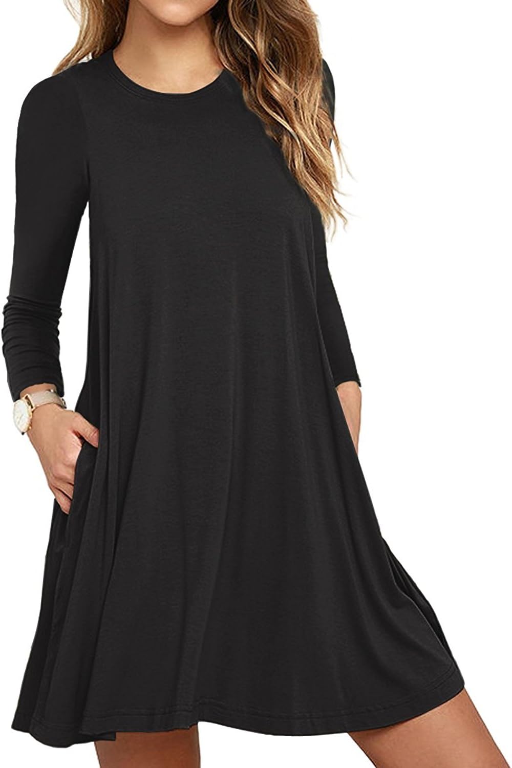 Thumbnail 5 de PCEAIIH Women’s Swing T-Shirt Summer Dress with Pockets (Rayon/Spandex)