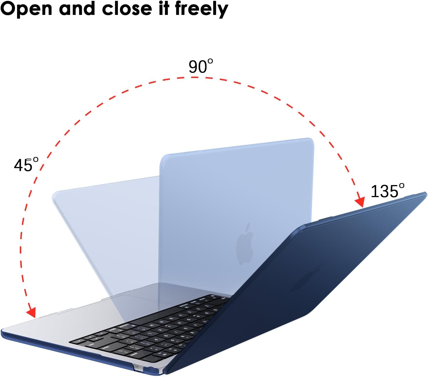 Detalle 2 de eleger Case for MacBook Air 15-inch (M2–M5) in Midnight Transparent