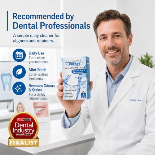 Detalle de Retainer Fresh Retainer Cleaner Tablets – 36 Tablets (1 Month Supply)
