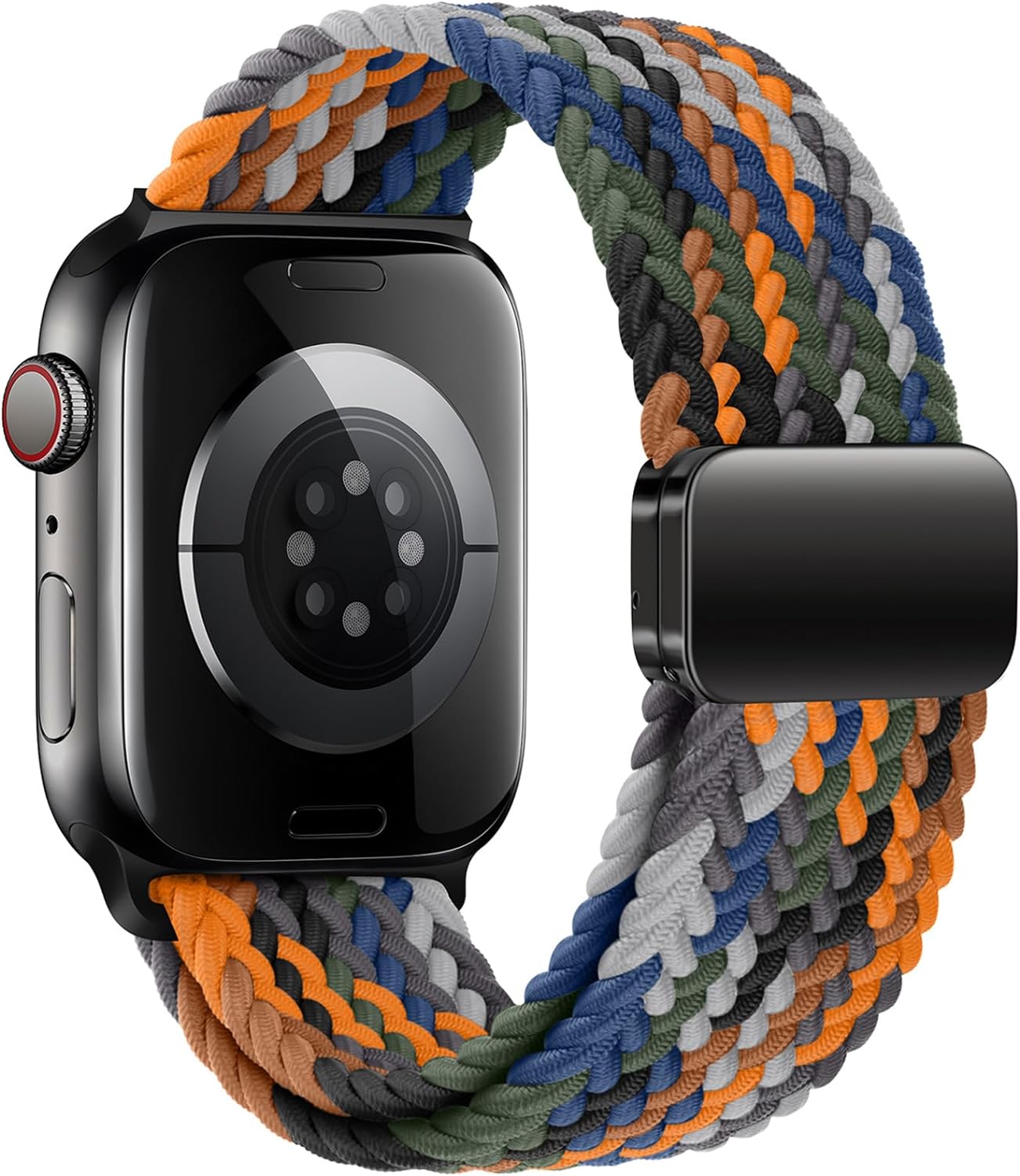 Thumbnail 1 de Qimela Sport Loop Magnetic Stretchy Braided Band for Apple Watch (38mm–49mm)