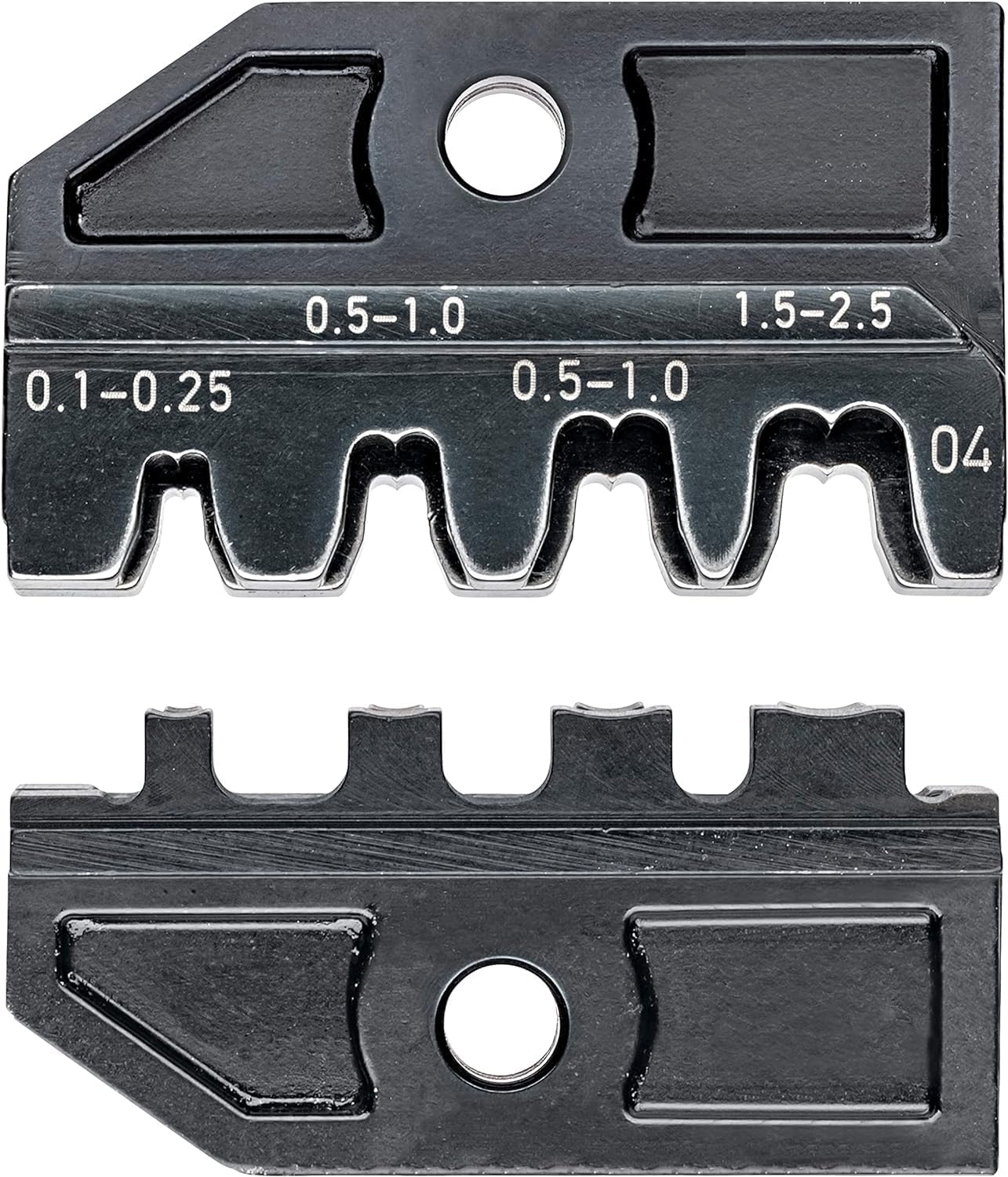 Knipex matrice de sertissage 97 49 04 pour connecteurs à fût ouvert (2,8 + 4,8 mm)