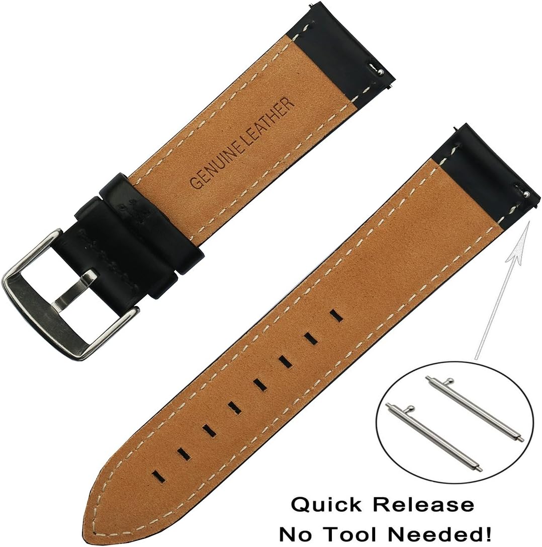 Thumbnail 4 de OTOPO Leather Strap 20mm for Galaxy Watch 44mm