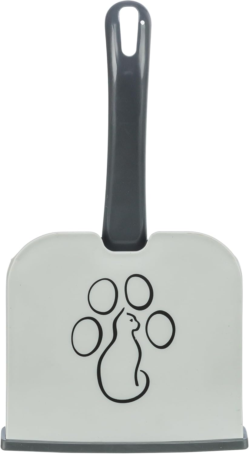 Detalle 2 de TRIXIE Litter Scoop with Holder – Size L (White/Grey) for All Common Litter Types