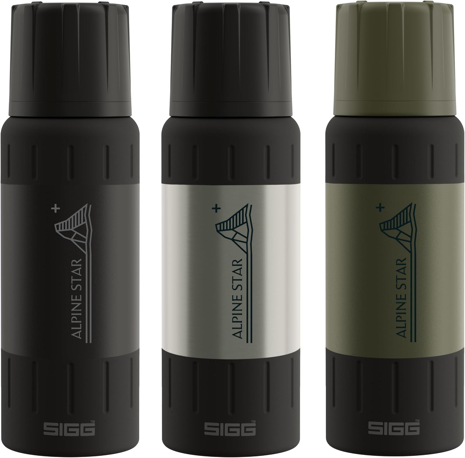 Detalle de SIGG アルパインスター 0.5L 50472 ステンレス保温・保冷ボトル ブラック