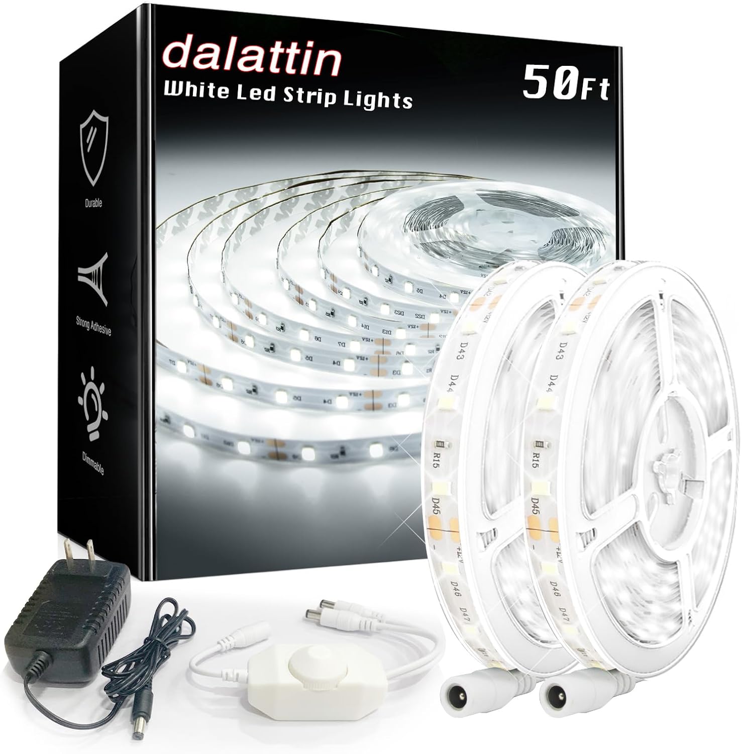 Detalle de Dalattin LED Strip Lights 50 ft
