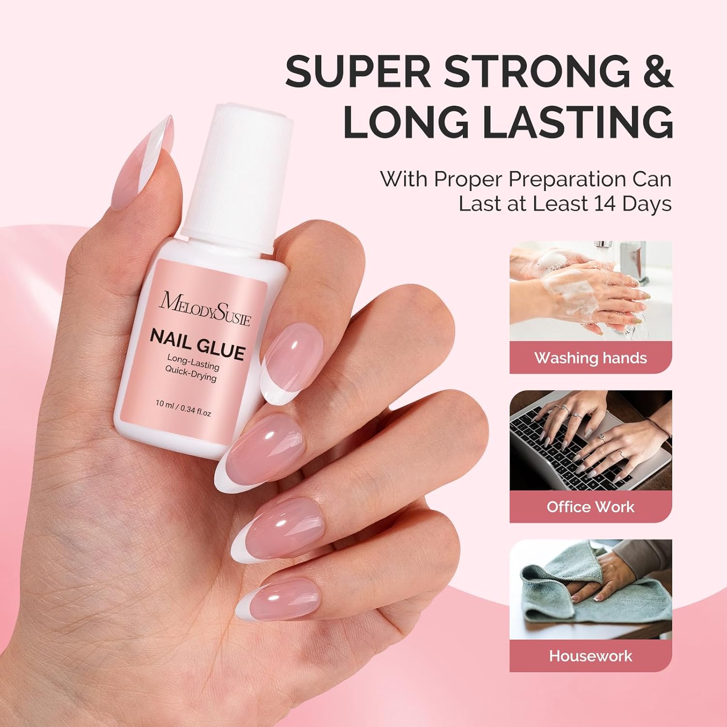 Thumbnail 4 de Melodysusie Brush-On Nail Glue 10ml 💅